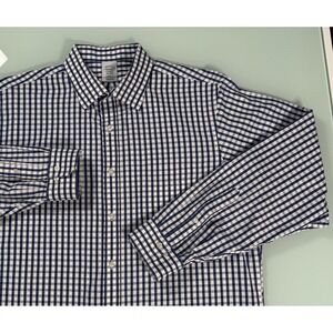 Cambridge Classics Mens XL‎ Check Button up Shirt Cotton Long Sleeve Casual